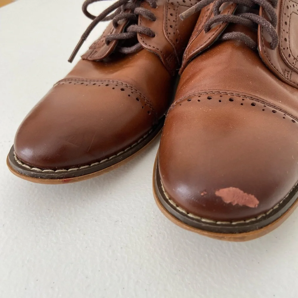 Stacy Adams boy’s Dickinson Oxford lace up shoes‎ — size 1